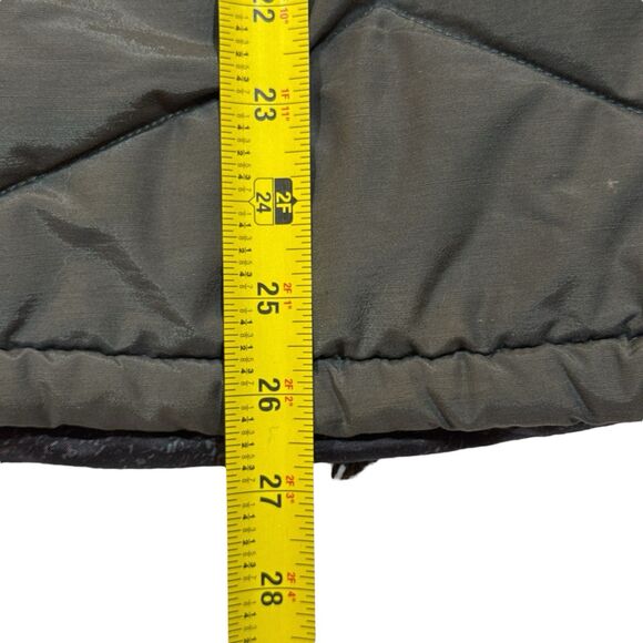 Volcom Workwear Men’s Hooded Quilted Jacket M Olive Drab Brown Mountain Lining - Picture 11 of 16